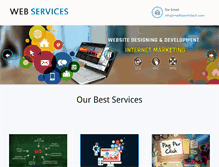 Tablet Screenshot of madhavinfotech.com